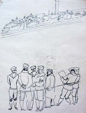 Herman Bieling - Pen tekening verkocht voor € 49!