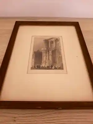 William Henry Bartlett - "Part of the Town Hall, Ghent" verkauft für € 10!
