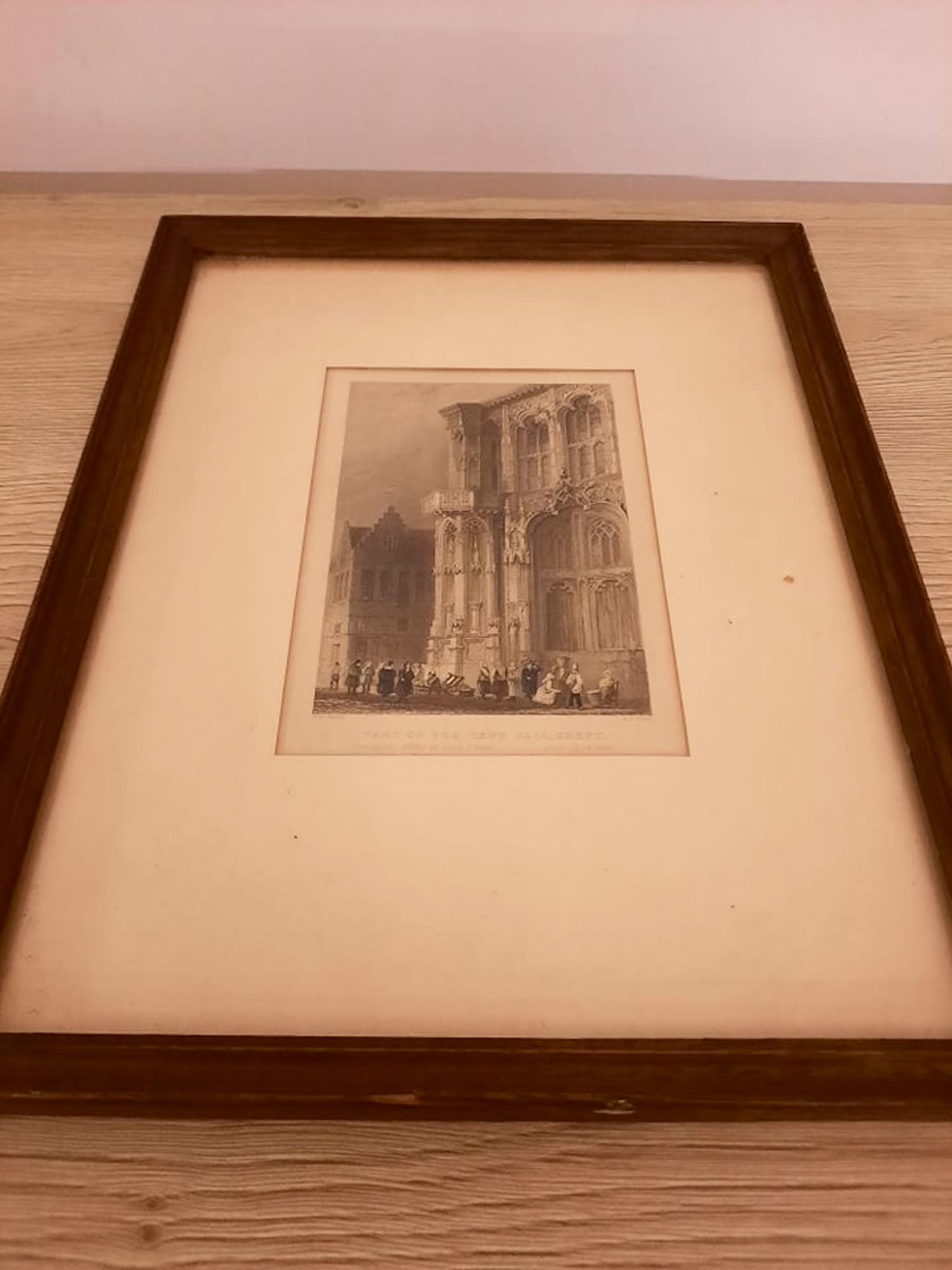 William Henry Bartlett - "Part of the Town Hall, Ghent" verkocht voor € 10!