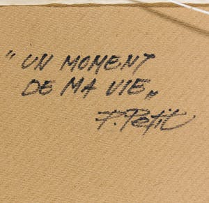 Pierre Petit - Olieverf op doek (bevestigd op paneel), Un moment de ma vie - Ingelijst kopen? Bied vanaf 200!