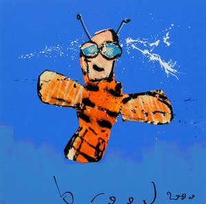 Herman Brood - Ingelijste zeefdruk: Bijtje - 2000 kopen? Bied vanaf 399!