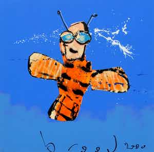 Herman Brood - Ingelijste zeefdruk: Bijtje - 2000 verkocht voor € 399!