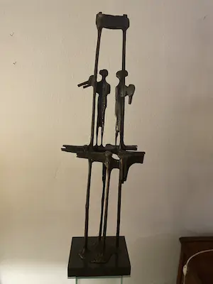 Wim Rijvers - Sculptuur "De ontmoeting" kopen? Bied vanaf 600!