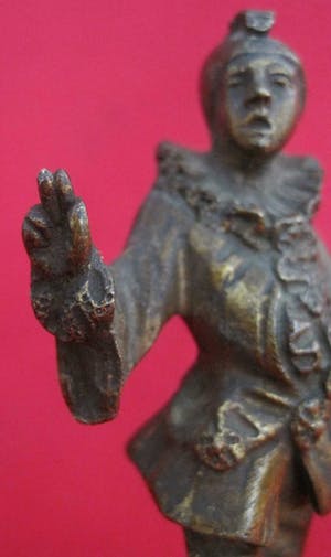 Brons (Onbekend) - Harlekijn uit Comedia dell'arte. kopen? Bied vanaf 65!