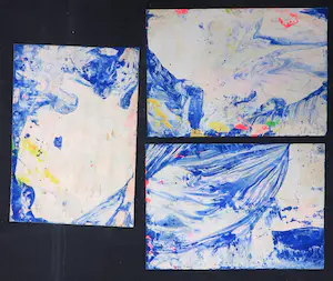 Theo Niermeijer - Lot van drie originele werken in gemengde techniek kopen? Bied vanaf 1!