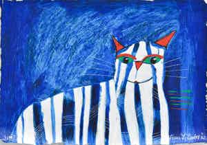 Franz Lauter - De gestreepte kater verkocht voor € 45!