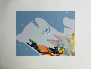 Ton van Kesteren - 'Abstraction' - grote zeefdruk, handgesigneerd en genummerd kopen? Bied vanaf 40!
