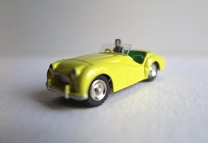 Curiosa - Dinky Toys - 3x Cabriolet+bestuurder- Ford en Triumph - Atlas/Mattel 1:43 +Doos kopen? Bied vanaf 1!