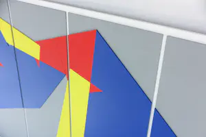 Otto Hamer - Collage op paneel, 92-4/ Abstract-geometrische compositie (Zeer groot!) kopen? Bied vanaf 300!