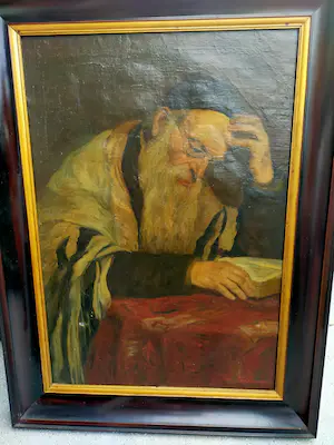 Niet of onleesbaar gesigneerd - Lezende Joodse man kaufen? Bieten Sie von 1!