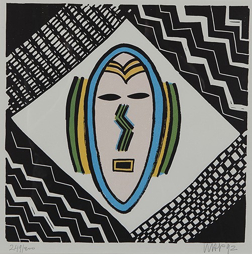 Hans Wap - Zeefdruk op papier - gesigneerd r.o. - oplage 249/300 ex. - 1992 kopen? Bied vanaf 10!