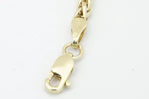 Mooie 14 karaats gouden kinder/dames model armband - vossestaart schakel kopen? Bied vanaf 110!