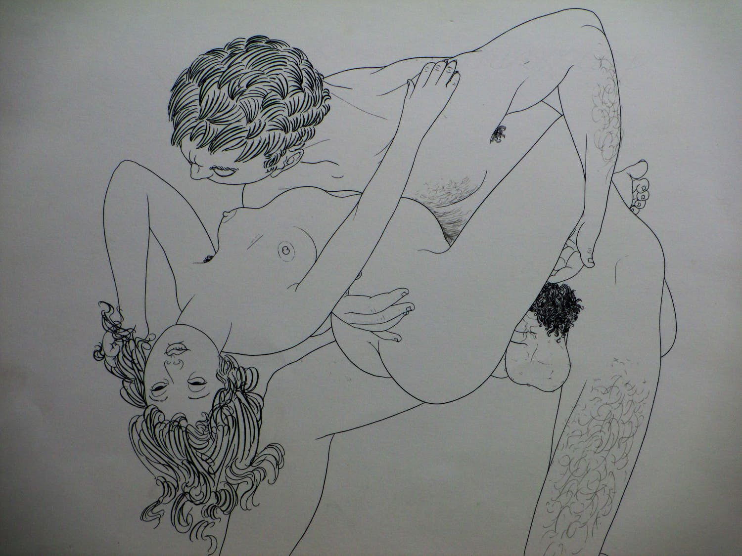 Mario Tauzin - Het liefdesspel - Litho verkocht voor € 20!