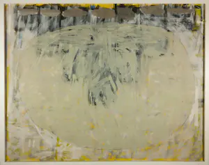 AcheterHerman Damen - Gouache, inkt en pastel op papier, Zonder titel - Ingelijst (Groot)? Enchérissez de 100!