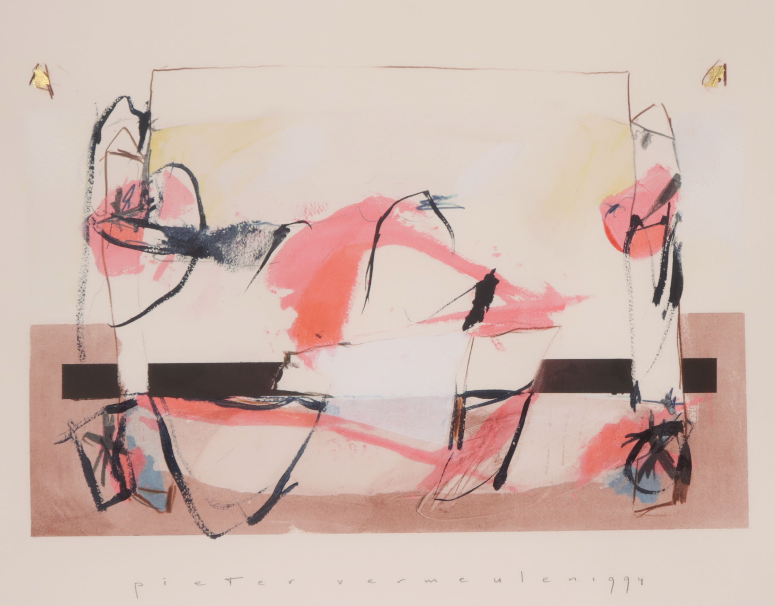 Pieter Vermeulen - Gemengde techniek, Z.T. - Ingelijst kopen? Bied vanaf 35!