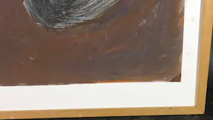 Jessica Muller - Krijttekening, Gevangen - Ingelijst kopen? Bied vanaf 50!