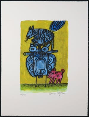 Corneille - Portfolio met drie zeefdruk, Het Oog van de Zomer kopen? Bied vanaf 1!