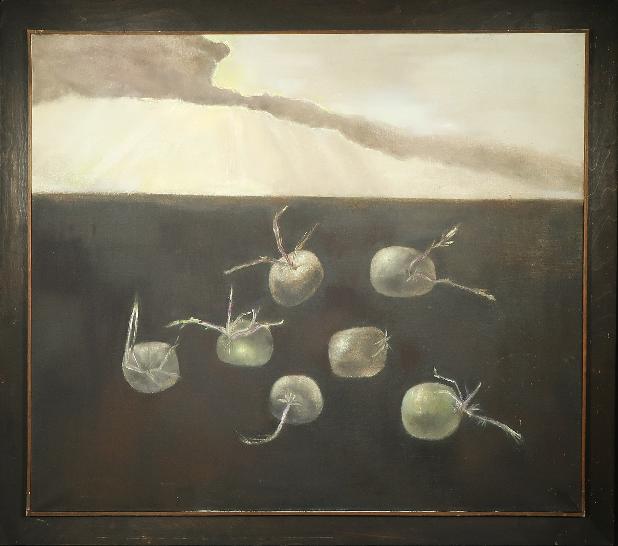 Mariette van Kemenade - Olieverf op doek, Zonder titel (groot) - Ingelijst kopen? Bied vanaf 50!