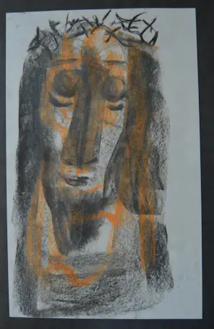 Sjef Kreutzer - Christus met doornenkroon kopen? Bied vanaf 85!