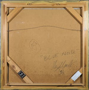 Jan Bollaert - Acryl op hardboard, Blue noise - Ingelijst kopen? Bied vanaf 50!