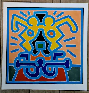 Keith Haring - Untitled 87 kopen? Bied vanaf 20!