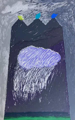 Ahmad Baldin - Zeefdruk, 1994. kopen? Bied vanaf 45!