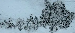 Theo Beerendonk - Lijnets op papier | 'Zonder titel' | jaren '70 kopen? Bied vanaf 80!