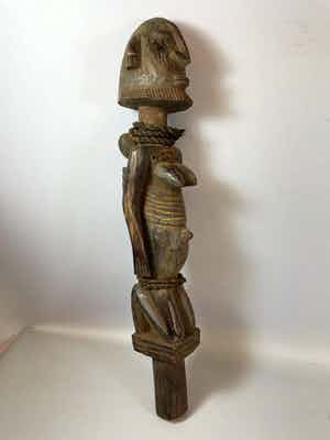 Dogon - Rare and old Afrikaans Dogon statue from Mali. verkocht voor € 45!