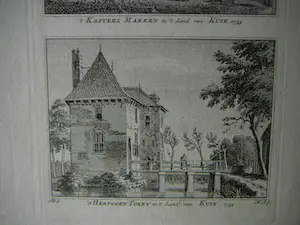 Hendrik Spilman - Cuijk Kasteel Makken en s Hertogen Toren land van kuik 1746 kopen? Bied vanaf 25!