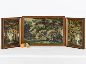 Hendrik Jan ten Cate - Drieluik - Bosgezichten kopen? Bied vanaf 250!