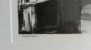 Niet of onleesbaar gesigneerd - H. Hovenier, pentekening, ingelijst, gedateerd en gesigneerd kopen? Bied vanaf 1!