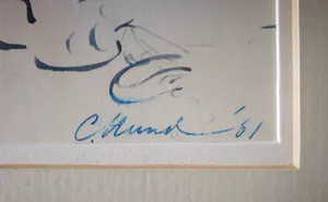 Cor Hund - Vaas met bloemen. kopen? Bied vanaf 125!