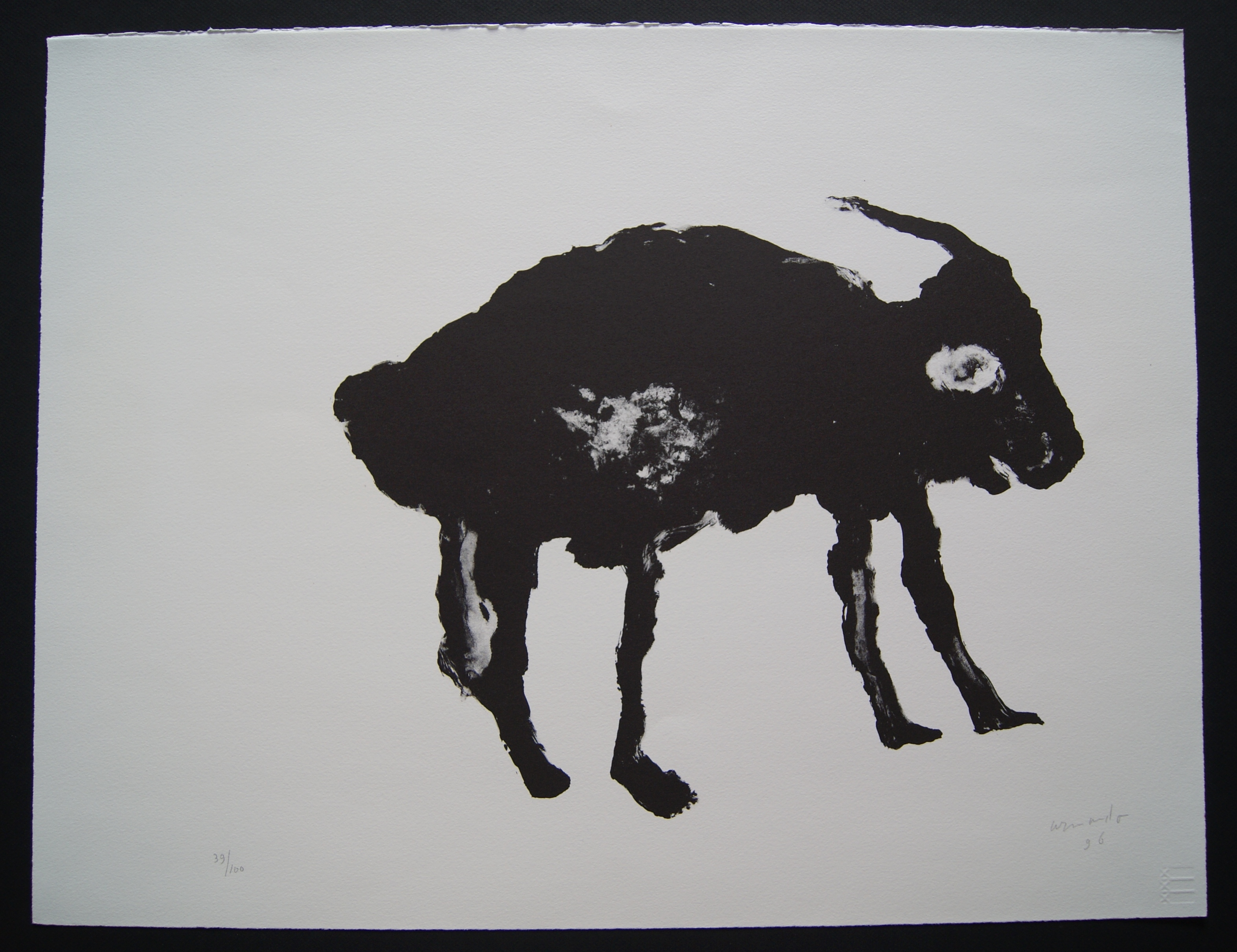 Armando - gesigneerde litho 'Bokje' - 1996 kopen? Bied vanaf 375!
