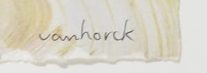 Hans Vanhorck - Zeefdruk, Zonder titel - Ingelijst kopen? Bied vanaf 35!