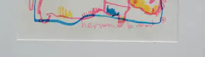 Herman Brood - Stifttekening: Pa nies zingen kopen? Bied vanaf 650!