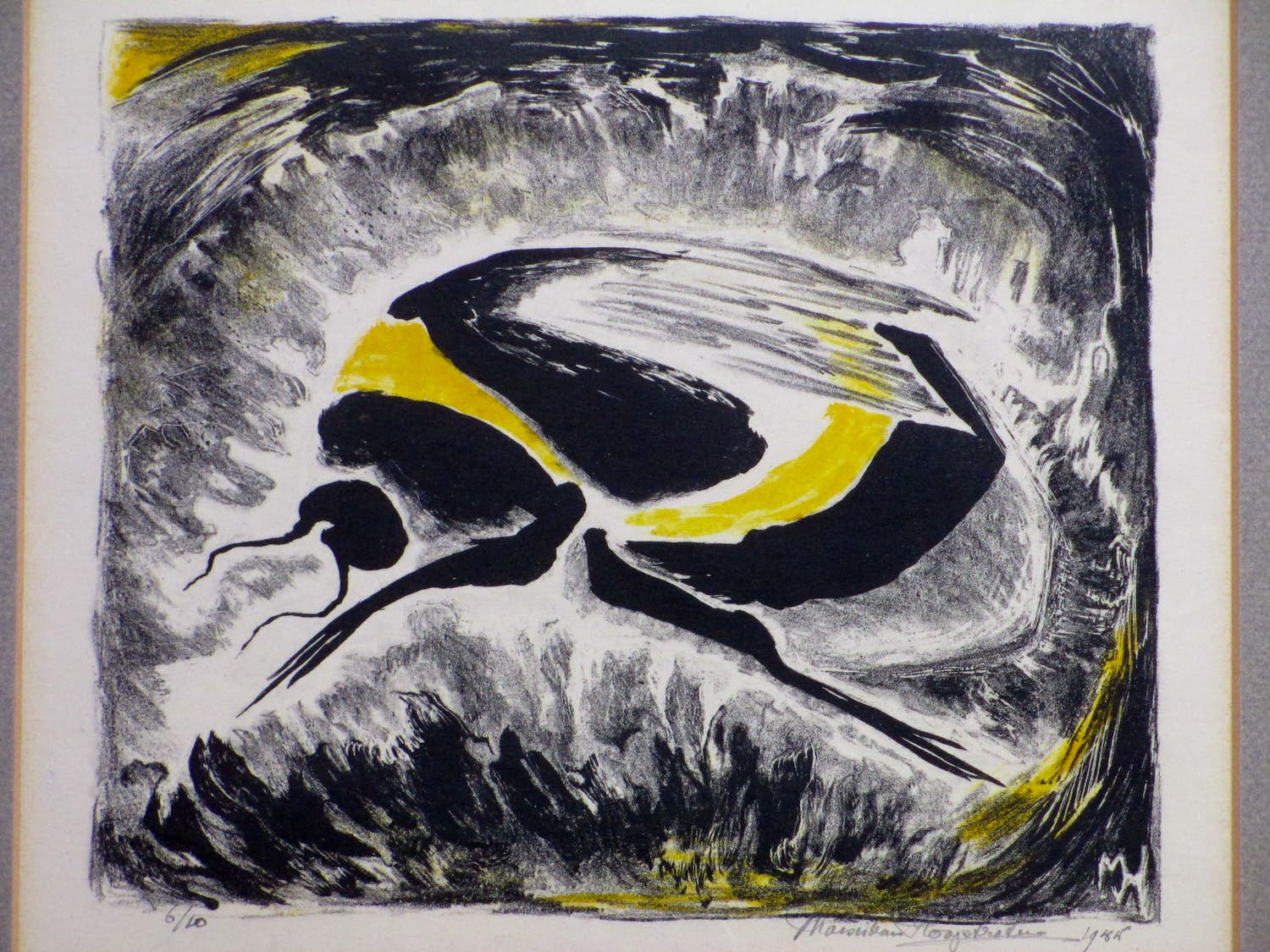 Maria van Hoogstraten - De Bij - Kleurenlitho verkocht voor € 35!