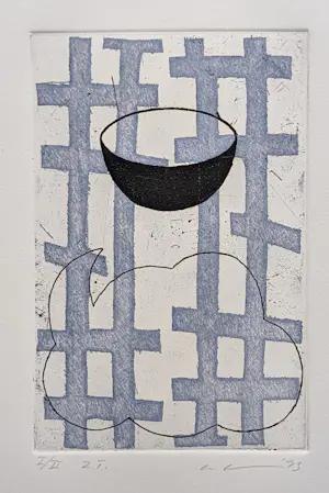 Thomas Ankum - Zonder Titel, ets, oplage 2 ex., 1993 gesigneerd/genummerd, mint. kaufen? Bieten Sie von 55!