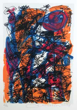 Henk Hesselius - set van 6 zeefdrukken - Experimenteel Universum - oplage e.a. verkocht voor € 90!