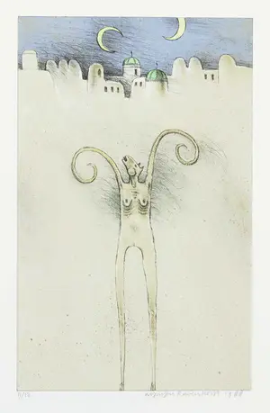 Jurjen Ravenhorst - Litho, Oosterse nacht kaufen? Bieten Sie von 1!