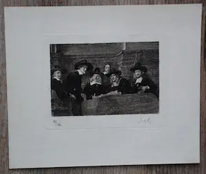 C.L. Dake - Ets: naar Rembrandt kopen? Bied vanaf 60!