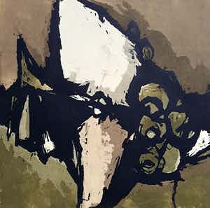 Fon Klement - Entité, hoogdruk boardsnede verkocht voor € 50!