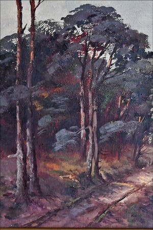 Adriaan Terhell - Boslandschap kopen? Bied vanaf 50!