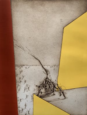 Ronald Tolman - handgesigneerde ets - 'Prometheus' - 1983 kopen? Bied vanaf 150!