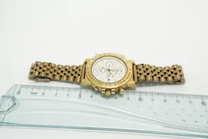 21-   Seiko 7T32-F010 Two-Tone Chronograph Alarm Quartz Herenhorloge kopen? Bied vanaf 15!