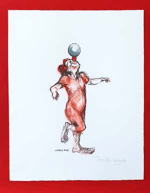 Kees Verkade - Handgesigneerd-307vd 350 titel Charlie Rivel verkocht voor € 90!