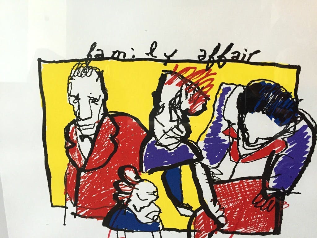 Herman Brood - zeefdruk family affair verkocht voor € 100!