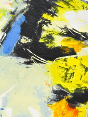 Charlotte Molenkamp - Geel Abstract kopen? Bied vanaf 50!