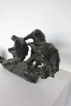 Hans Blank - Prachtig bronzen beeld (zwaar!), Scheepsbemanning kopen? Bied vanaf 800!