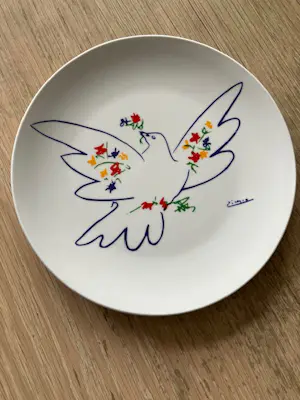 Pablo Picasso - duif keramiek ophang-klaar. kaufen? Bieten Sie von 84!