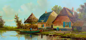 Albert Torringa - Polderlandschap vendu pour 115€ !